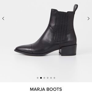 Black Leather Booties